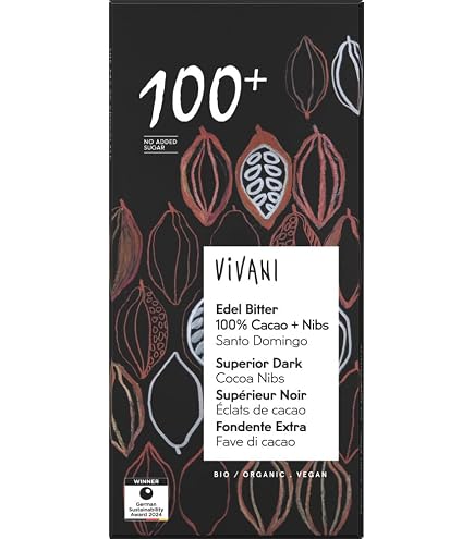 ViVANI 99% オーガニック エキストラダークチョコレート20セット Amazon | ヴィヴァーニ（Vivani）オーガニックエキストラダーク